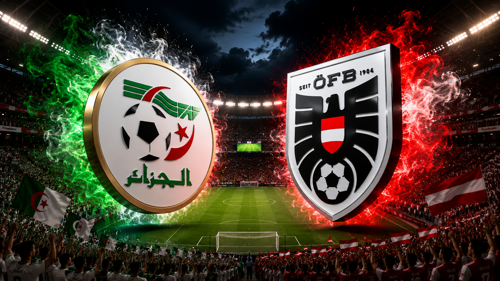 Argelia vs Austria por la fase de grupos de la Copa Mundial de la FIFA 2026.